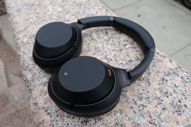 Sony's WH-1000XM3 noise-cancelling headphones.