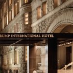 Entrance to the Trump International Hotel in Washington, D.C.