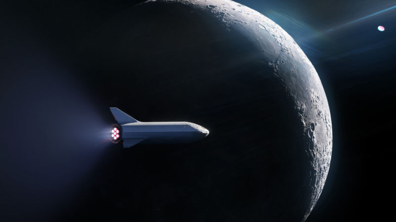 For now, Starship's first mission will be to the Moon.