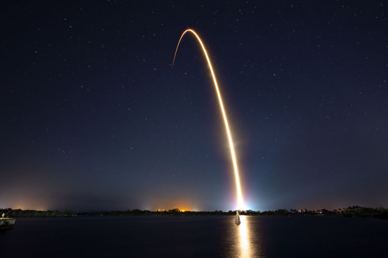 A lunar lander launches from Florida for the first time since Apollo 17