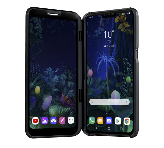 Pictures of the LG V50.