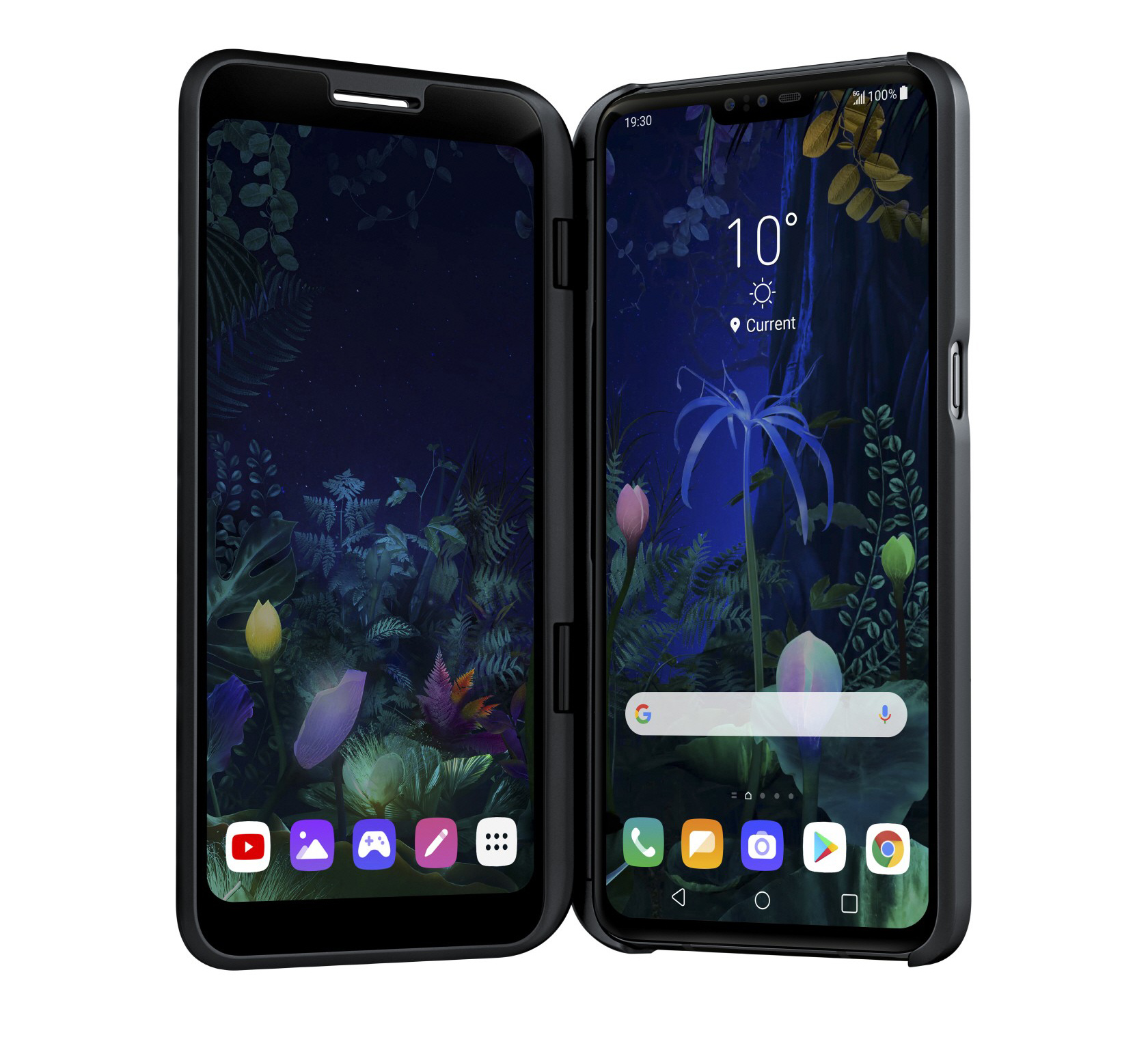 LG DualScreen ブラック とlg-v50本体　simロック解除済です The Dual Screen V50 Is LG's New Version of a Folding