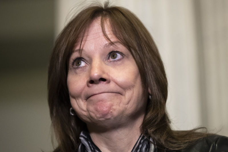 GM CEO Mary Barra.