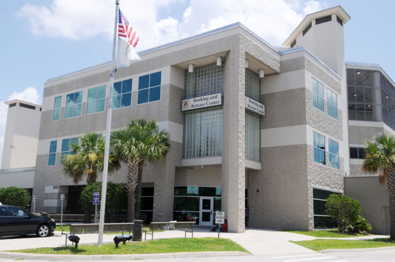 Photograph of the exterior of a Florida Department of Corrections building.