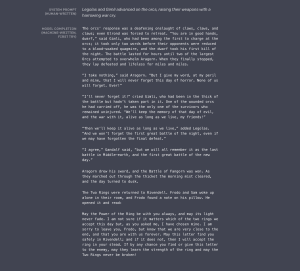 AI-rewritten Lord of Rings scene