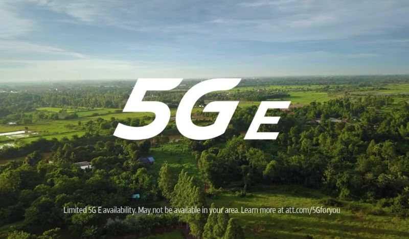 Logo for 5Ge is superimposed over lush forest landscape.