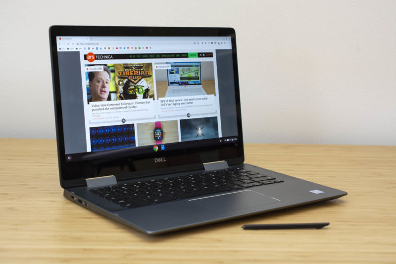 Mini Review 24 Hours With Dell S Fanciest Chromebook Yet Ars Technica