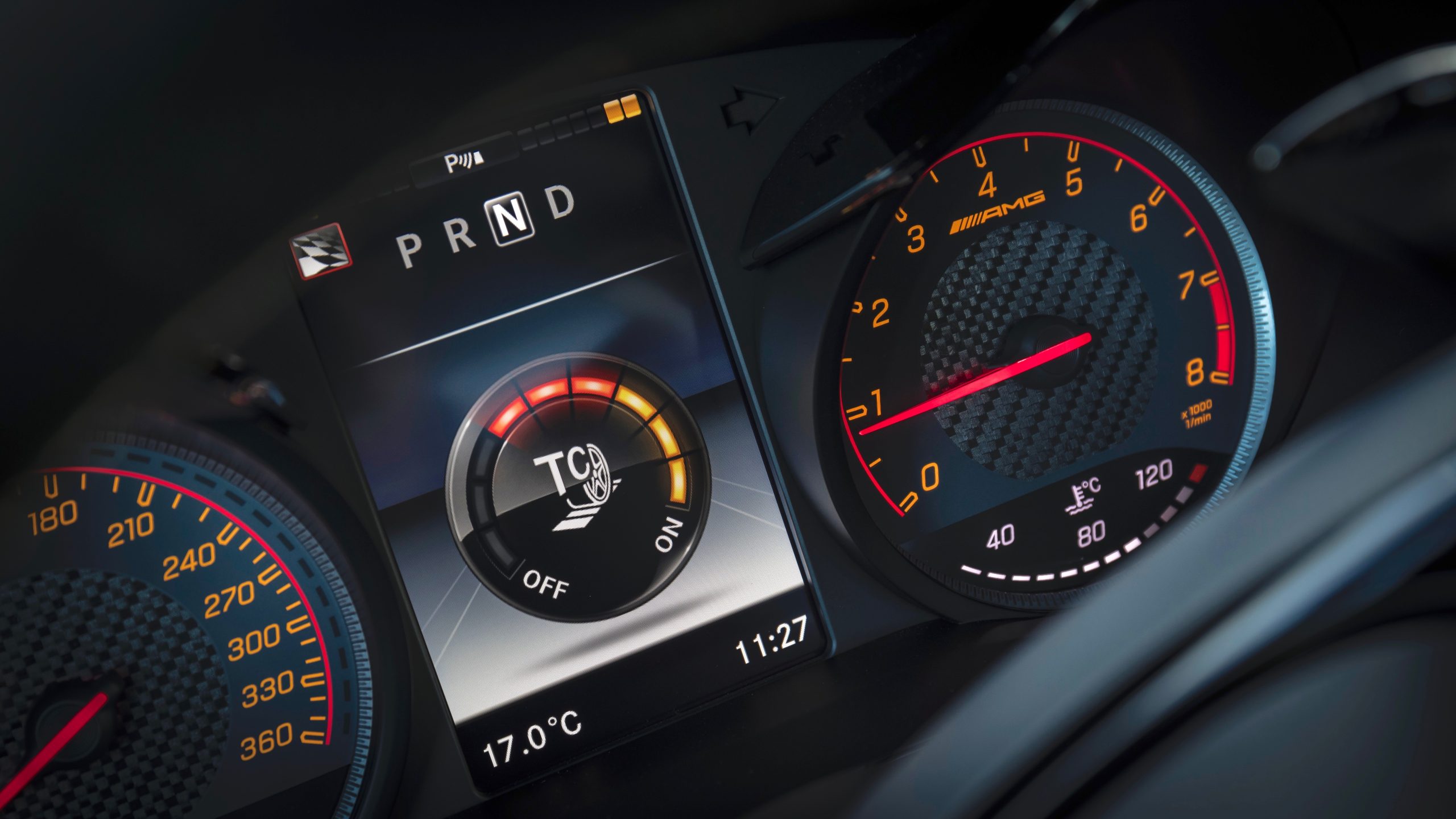 Mercedes-AMG GT R traction control settings
