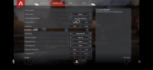 PS4 remote play iOS Apex Legends controls
