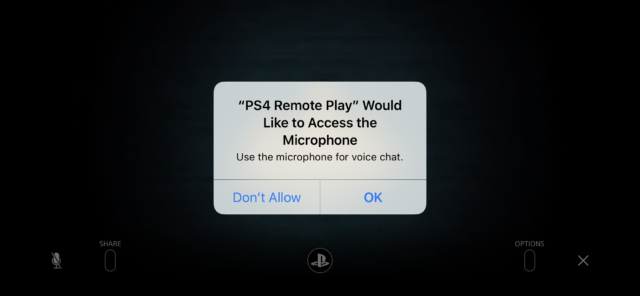 remote play ps4 microphone