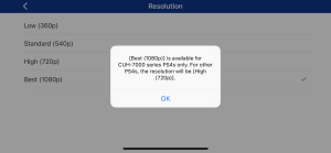 PS4 Remote Play iOS resolution