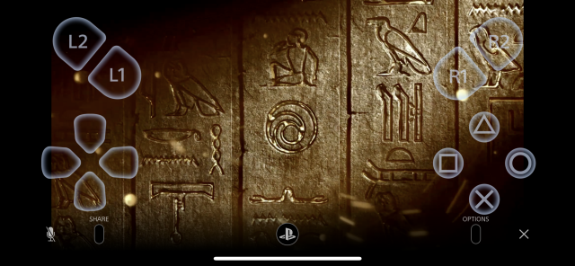 PS4 remote play iOS controls