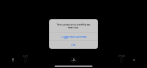 PS4 remote play iOS disconnect