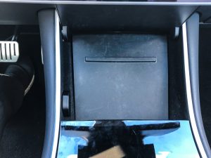 Tesla Model 3 center console