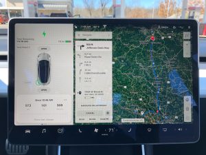 Tesla Model 3 screen