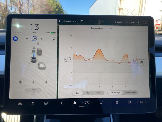 Tesla Model 3 screen