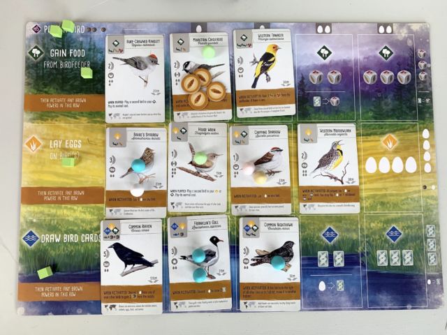 The Ars-approved <a href="https://arstechnica.com/gaming/2019/03/wingspan-review-a-gorgeous-birding-board-game-takes-flight/" target="_blank" rel="noopener">engine-building board game</a> <em>Wingspan </em>in action.