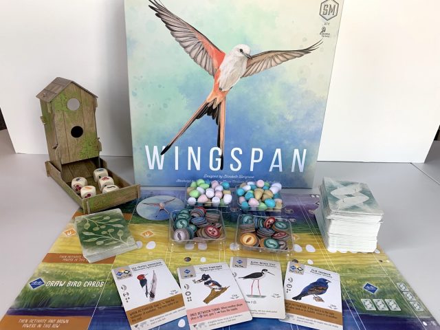 <em> wingspan </ em>是一个关于鸟类的迷人而良好的棋盘游戏。