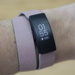 Fitbit's Inspire HR fitness tracker on a wrist.