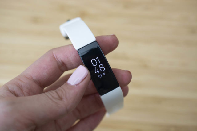 Fitbit's Inspire HR fitness tracker.