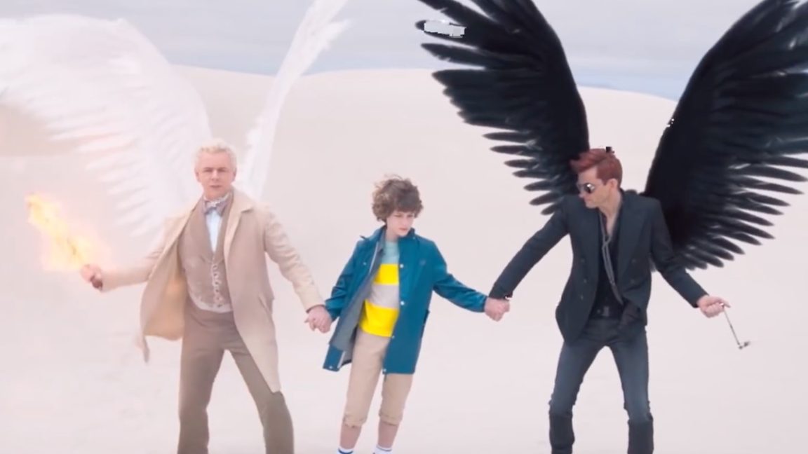 Screenshot from Good Omens.