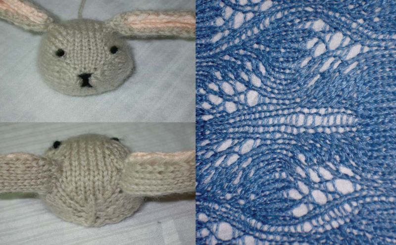 Introducing topological defects into knitted patterns can shape the (a) out-of-plane elasticity of a stuffed rabbit (left), and (b) the in-plane deformations of knitted textiles (right).