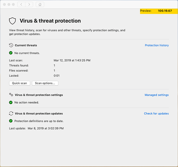 enabling windows defender