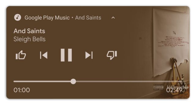 Pictures of Android Q Beta 2.