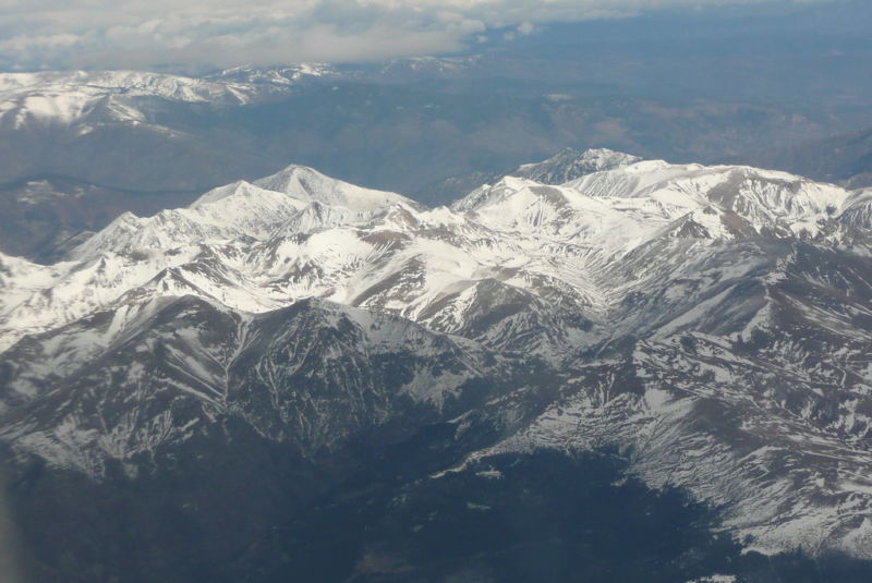 The Pyrenees Mountains, now with microplastics.