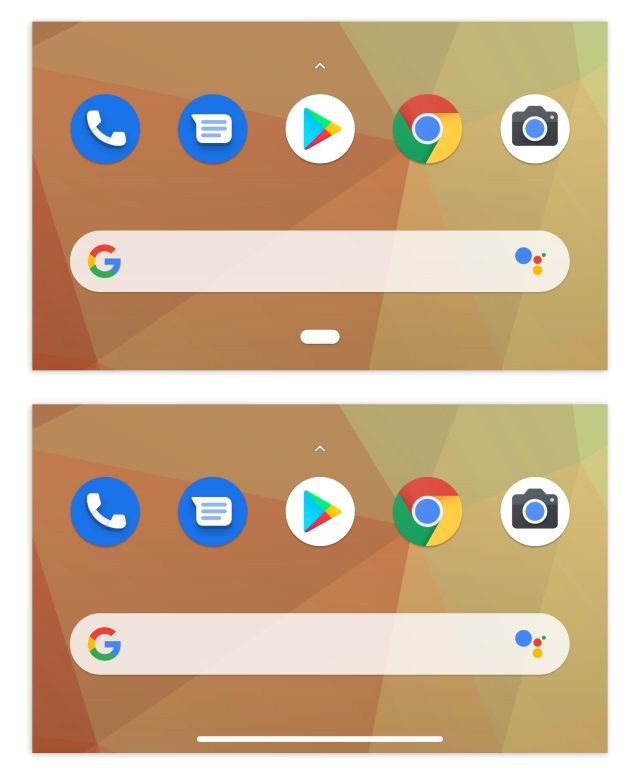 Pictures of Android Q Beta 2.
