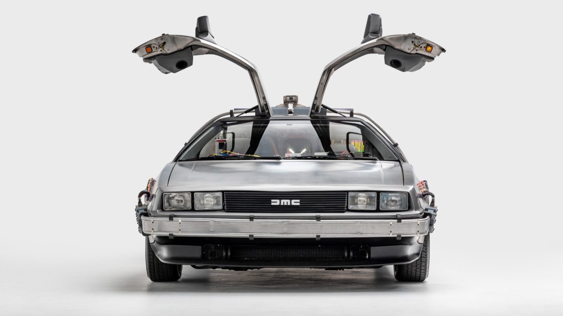 Check out Batman's and Marty McFly's rides at the Petersen Museum