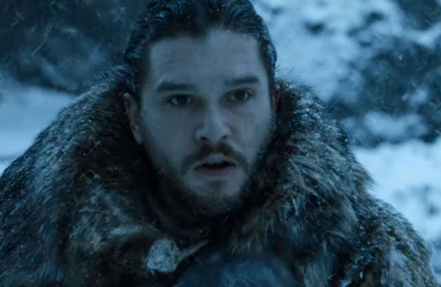 Jon Snow up north, or everyone's face after they realize they just finished a Big Mac?