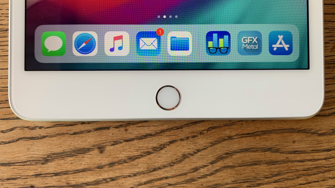 iPad mini home button