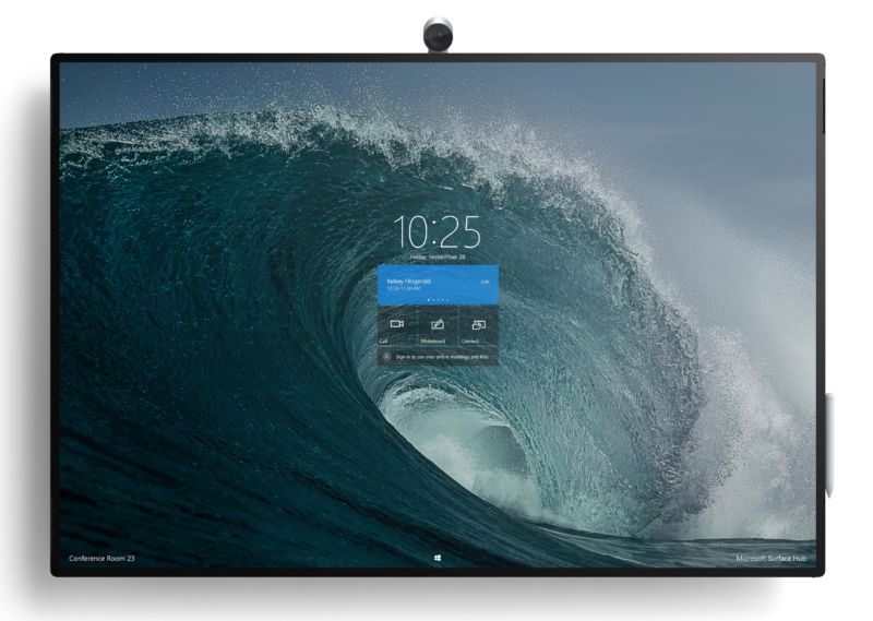 50-inch Surface Hub 2S: $8,999, shipping in June; 85-inch version next year