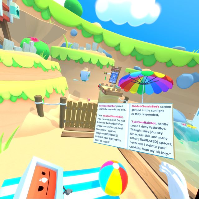 Vacation Simulator Review Slap On Some Spf Number Have Fun With Vr Robots Ars Technica