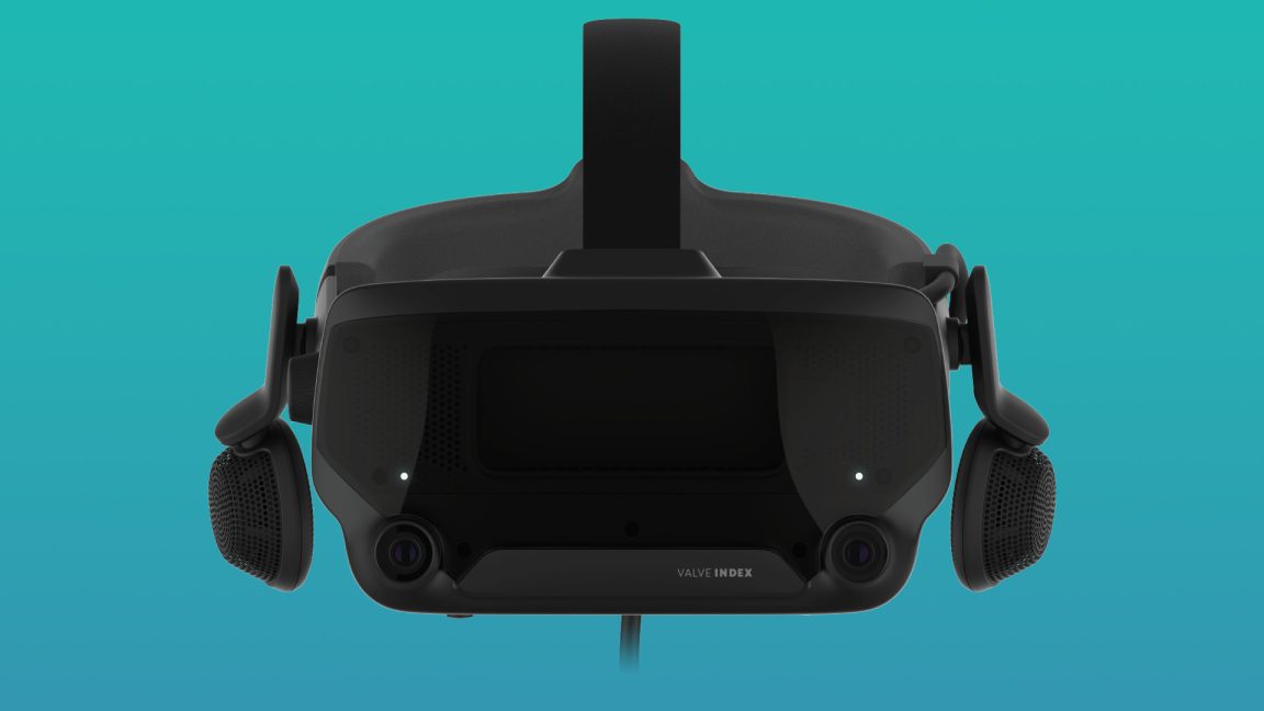 Promotional image for Valve VR Index.