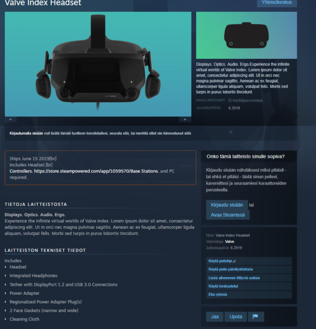 Valve Explains Changes to How VR Support Appears on Steam Pages