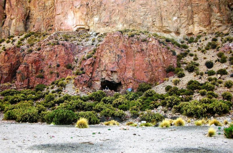 This is a view of the Cueva del Chileno excavation site.