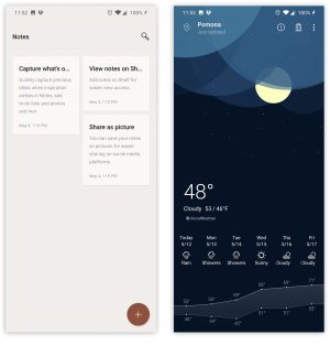 Pictures of Oxygen OS.