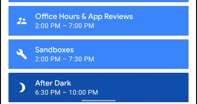 Pictures of Android Q's gesture navigation.