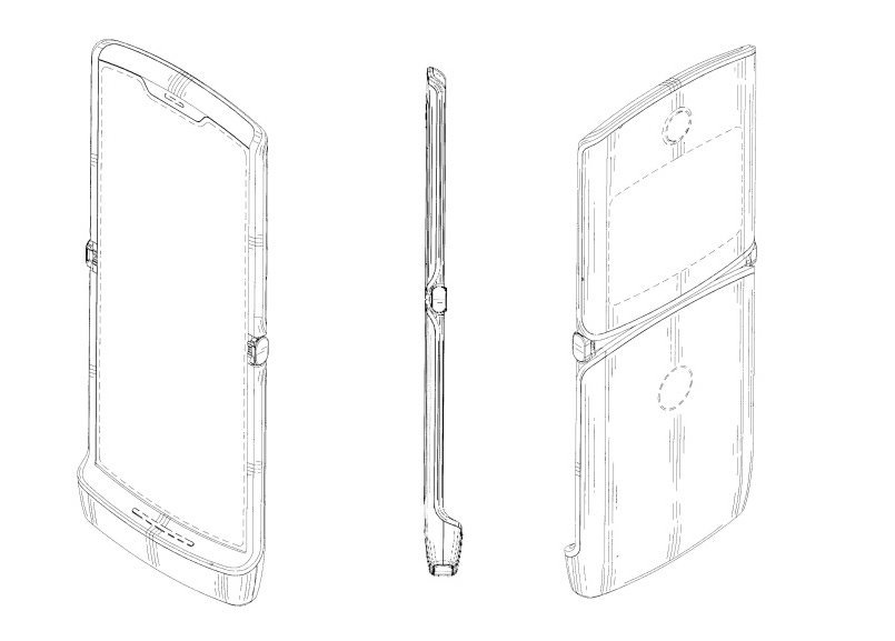 Lenovo's foldable Razr patent.