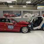 Crash-tested cars at IIHS