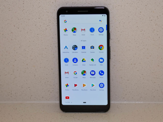 Google Pixel 3a smartphone.