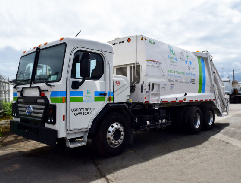 Seattle makes history with electric garbage truck | Ars Technica