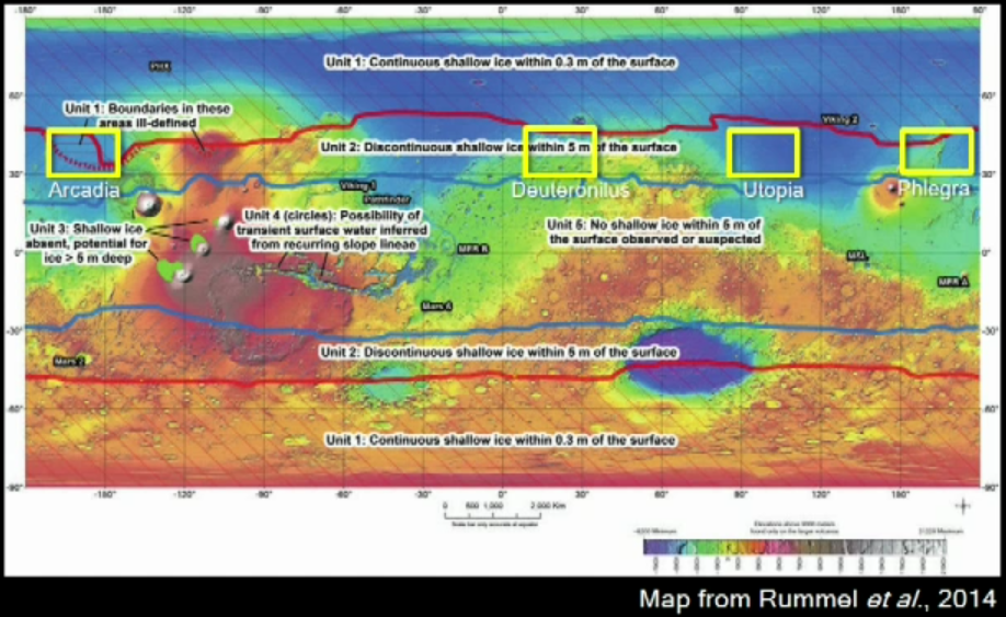 SpaceX and NASA have identified four potential landing sites.