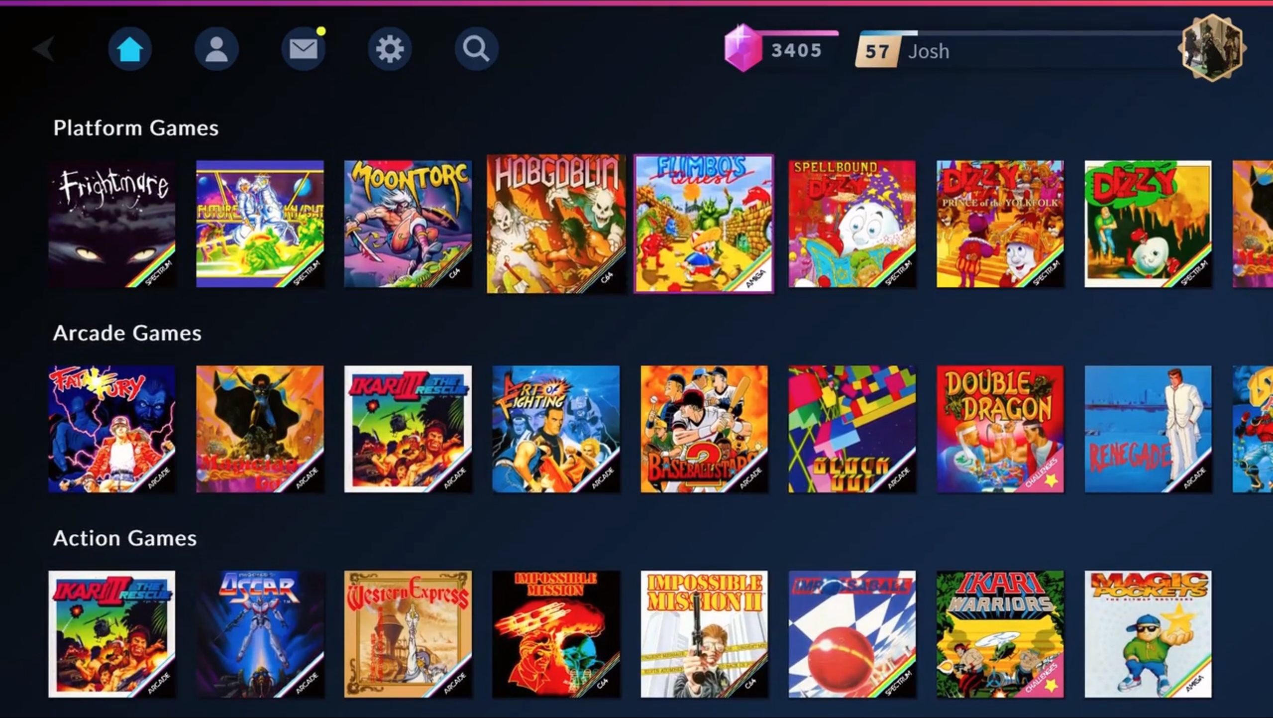 Retro game streaming service discount