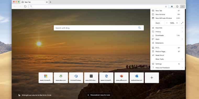 photo of Microsoft publishes first Edge for macOS preview, promises to make it truly “Mac-like” image
