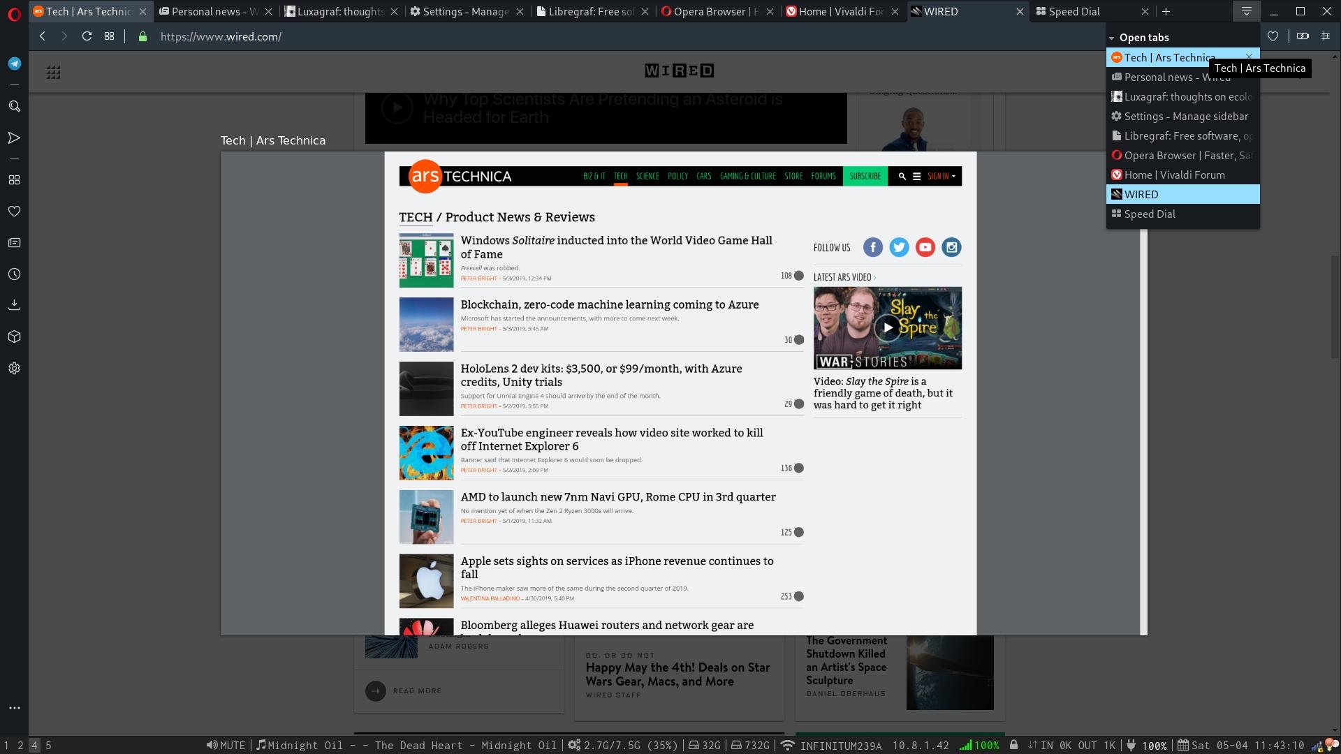 Opera 86 dev channel update brings horizontal tab scrolling - gHacks Tech  News