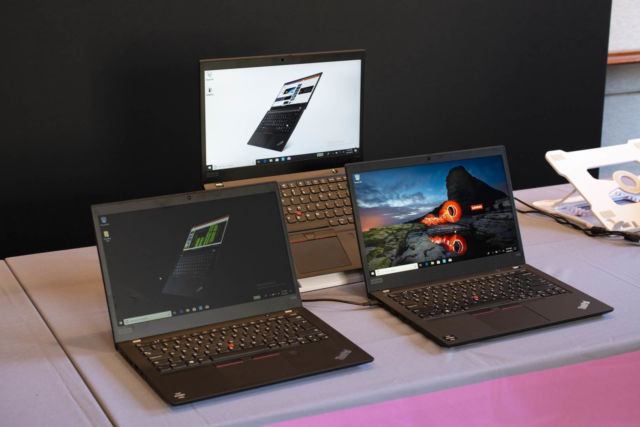 Lenovo's new ThinkPad laptops with AMD processors.