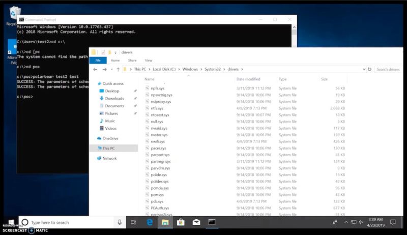 Screenshot of the Windows Explorer.